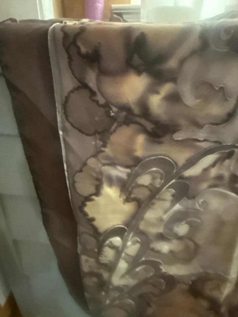 Vintage Dolores Gotti Limoux Hand-Painted Signed Silk Scarf 34